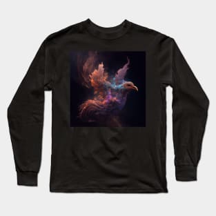 Bird in Space with unique Design Long Sleeve T-Shirt